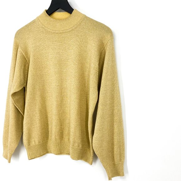 Vintage KORET Metallic Gold Sweater - Picture 3 of 16